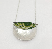 Load image into Gallery viewer, Mudlarked Pin & Silver necklace