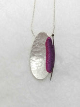 Load image into Gallery viewer, Mudlarked pin & silver necklace