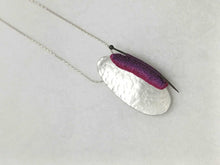 Load image into Gallery viewer, Mudlarked pin & silver necklace