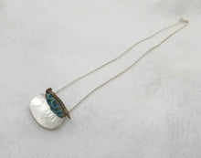 Load image into Gallery viewer, Mudlarked nail & silver necklace
