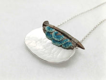 Load image into Gallery viewer, Mudlarked nail & silver necklace