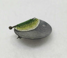 Load image into Gallery viewer, Mudlarked Pin & Oxidised silver brooch