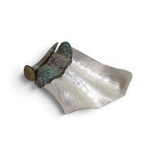 Load image into Gallery viewer, Brooch - Mudlarked Nail & Silver brooch