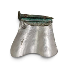 Load image into Gallery viewer, Brooch - Mudlarked Nail & Silver brooch