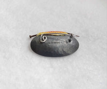 Load image into Gallery viewer, Mudlarked Pin &amp; Oxidised Silver brooch
