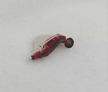 Load image into Gallery viewer, Mudlarked Nail & Silver brooch