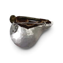 Load image into Gallery viewer, Brooch - Mudlarked Nail & Silver brooch