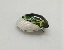 Load image into Gallery viewer, Mudlarked nail & silver brooch