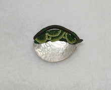 Load image into Gallery viewer, Mudlarked nail & silver brooch
