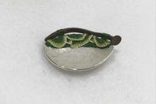 Load image into Gallery viewer, Mudlarked nail & silver brooch