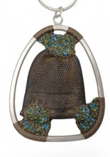Load image into Gallery viewer, Necklace - Metal detected Thimble & Silver necklace