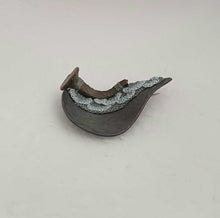 Load image into Gallery viewer, Mudlarked Nail & Silver brooch