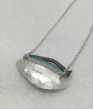 Load image into Gallery viewer, Mudlarked nail & silver brooch