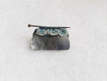 Load image into Gallery viewer, Mudlarked Pin &amp; Oxidised Silver lapel pin
