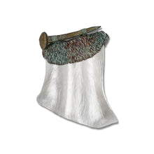 Load image into Gallery viewer, Brooch - Mudlarked Nail & Silver brooch