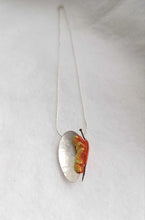 Load image into Gallery viewer, Mudlarked Pin &amp; Silver necklace
