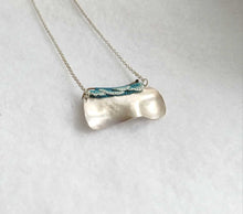 Load image into Gallery viewer, Mudlarked Pin &amp; Silver necklace

