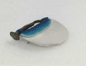 Mudlarked Nail & Silver brooch
