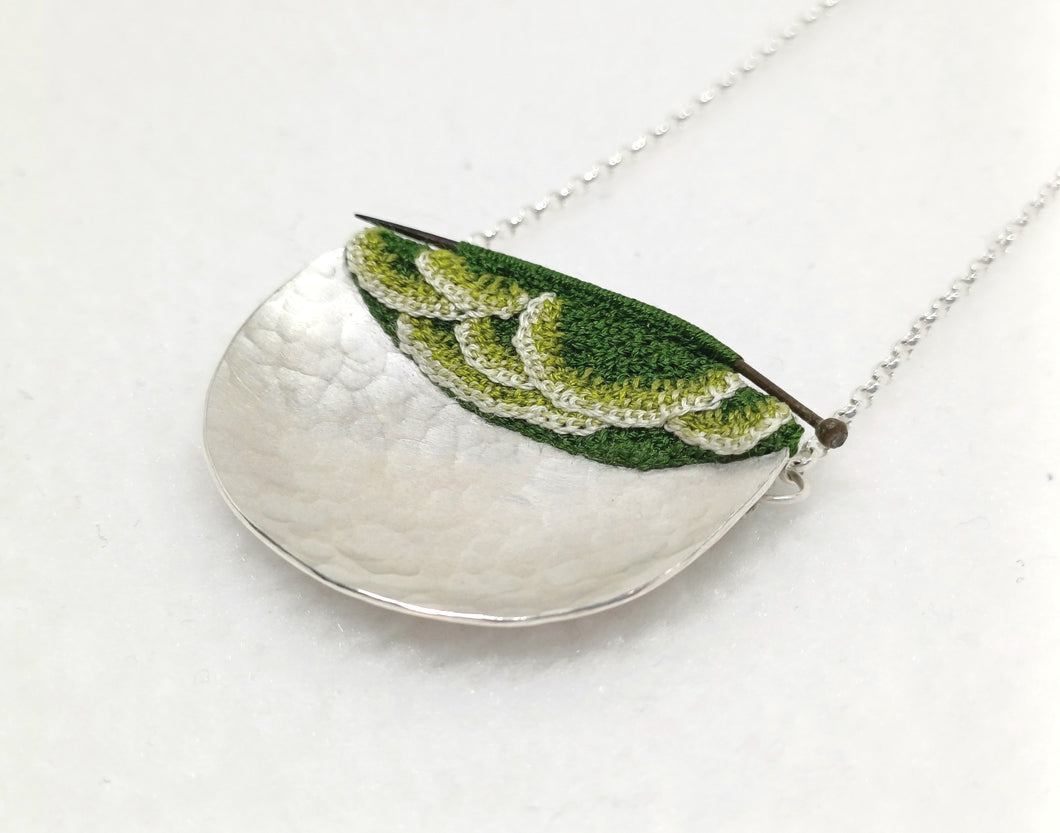 Mudlarked Pin & Silver necklace