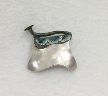 Load image into Gallery viewer, Mudlarked nail &amp; Silver brooch
