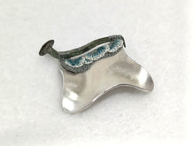 Load image into Gallery viewer, Mudlarked nail &amp; Silver brooch
