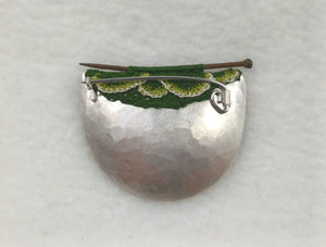 Mudlarked Pin & Silver brooch
