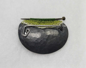 Mudlarked Pin & Oxidised silver brooch
