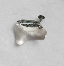 Load image into Gallery viewer, Mudlarked Nail &amp; Silver brooch
