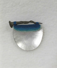Load image into Gallery viewer, Mudlarked Nail &amp; Silver brooch
