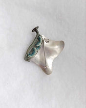 Load image into Gallery viewer, Mudlarked nail &amp; Silver brooch
