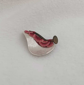 Mudlarked Nail & Silver brooch