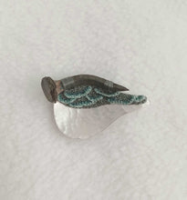 Load image into Gallery viewer, Mudlarked Nail &amp; Silver brooch

