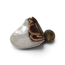 Load image into Gallery viewer, Brooch - Mudlarked Nail &amp; Silver brooch
