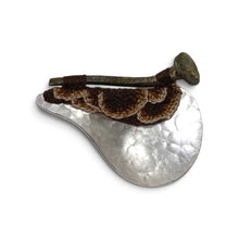 Load image into Gallery viewer, Brooch - Mudlarked Nail &amp; Silver brooch
