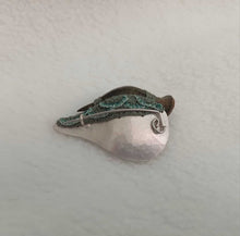 Load image into Gallery viewer, Mudlarked Nail &amp; Silver brooch
