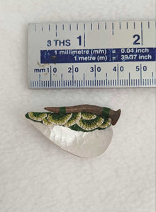 Mudlarked Nail & Silver brooch