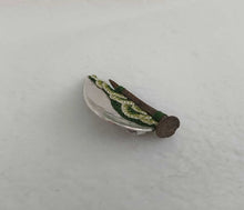 Load image into Gallery viewer, Mudlarked Nail &amp; Silver brooch
