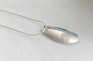 Mudlarked Pin & Silver necklace