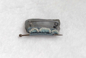 Mudlarked Pin & Oxidised Silver lapel pin