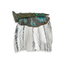 Load image into Gallery viewer, Mudlarked Nail &amp; Silver brooch
