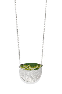Mudlarked Pin & Silver necklace