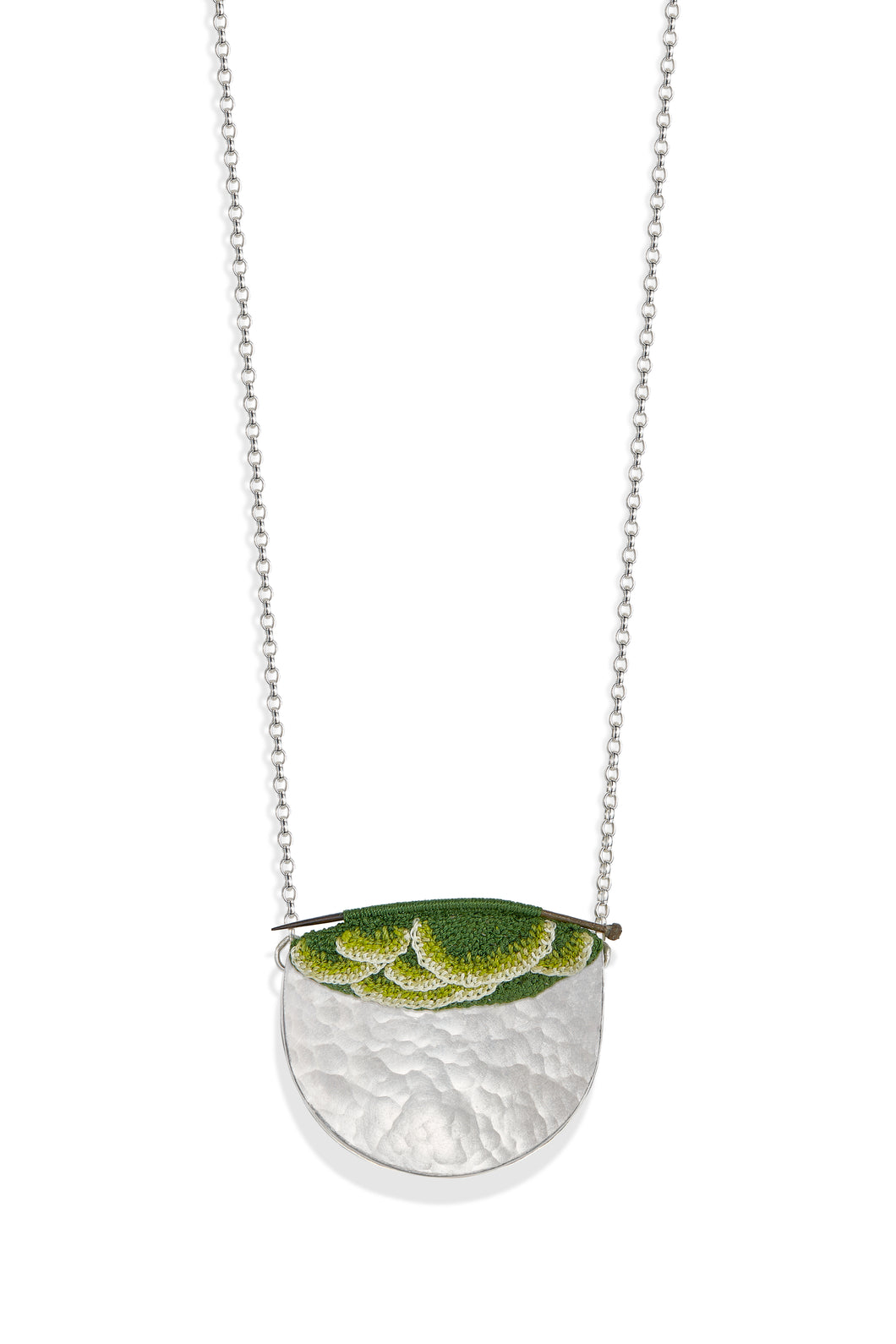 Mudlarked Pin & Silver necklace