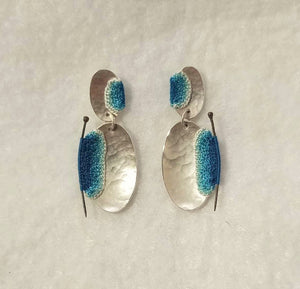 Mudlarked Pin drop earrings