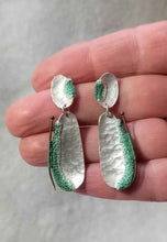 Load image into Gallery viewer, Mudlarked Pin drop earrings
