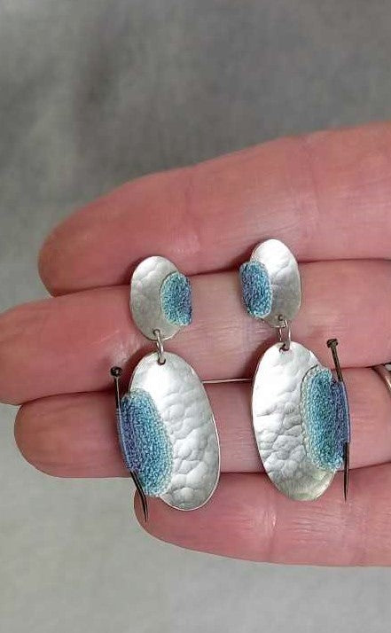 Mudlarked Pin drop earrings